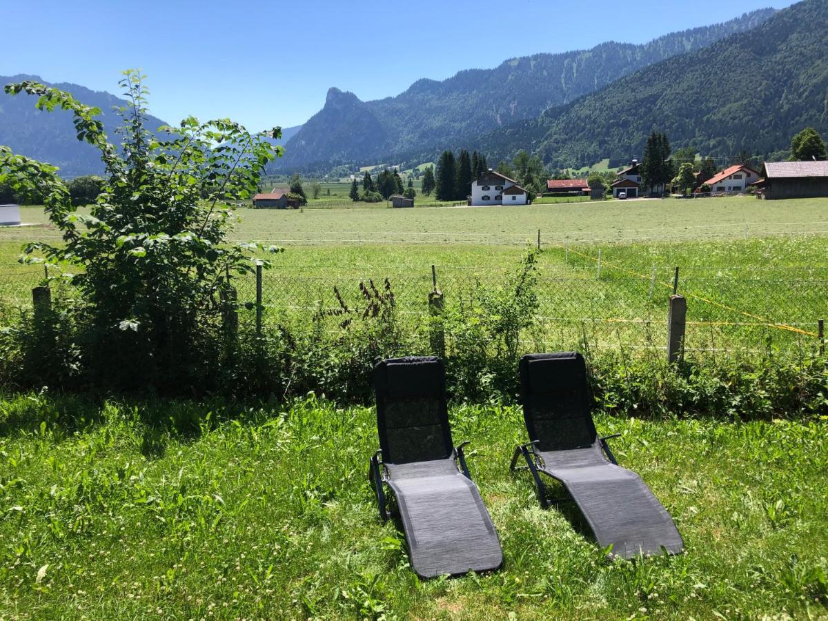 Ferienhaus Veronika Mit 2000Qm Garten Und Bergblick Unterammergau Exteriör bild