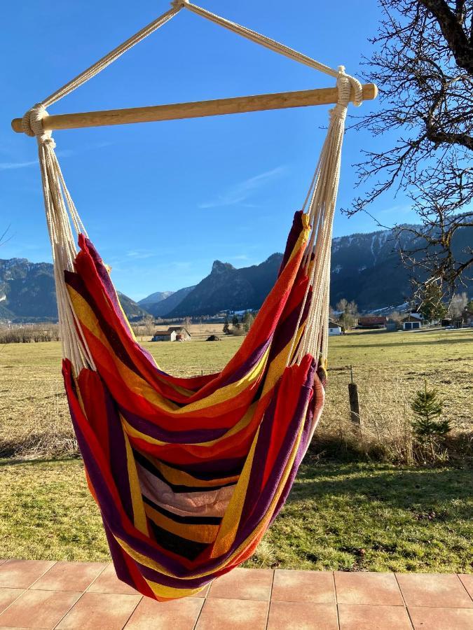 Ferienhaus Veronika Mit 2000Qm Garten Und Bergblick Unterammergau Exteriör bild